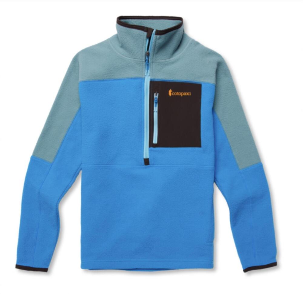 NEW COTOPAXI women's abrazo half zip fleece jacket in bluegrass & saltwater